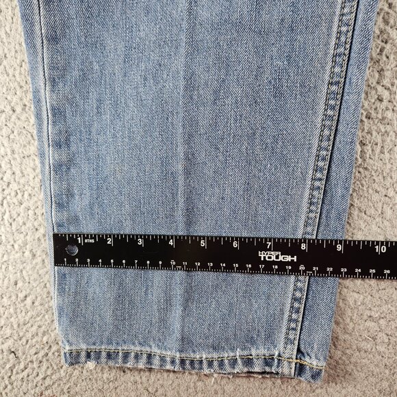 Levis Jeans Mens 38x34 Blue 505 Regular Fit Straight Leg Modern Work Pants - Picture 11 of 16